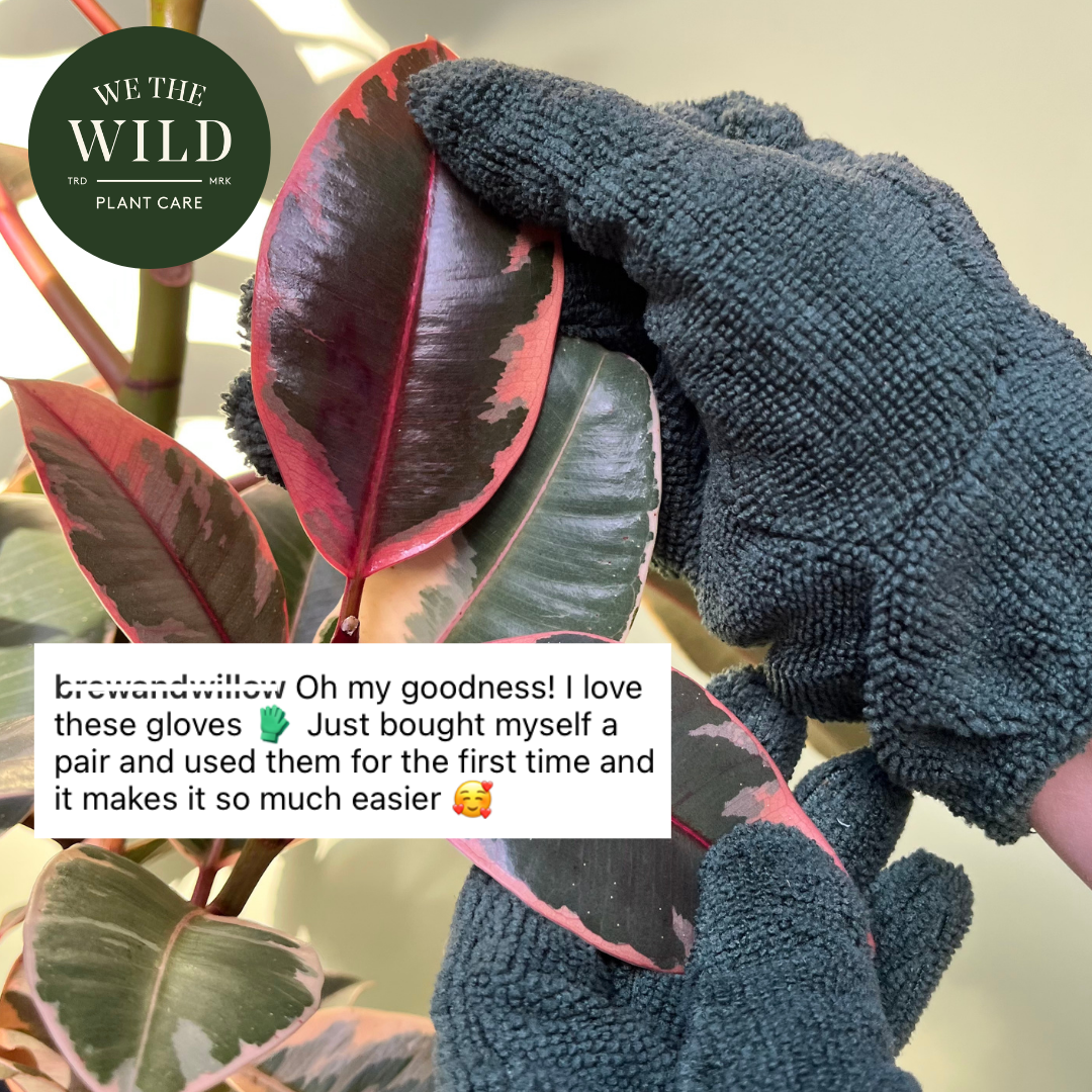 Leaf Cleaning Gloves (Green)