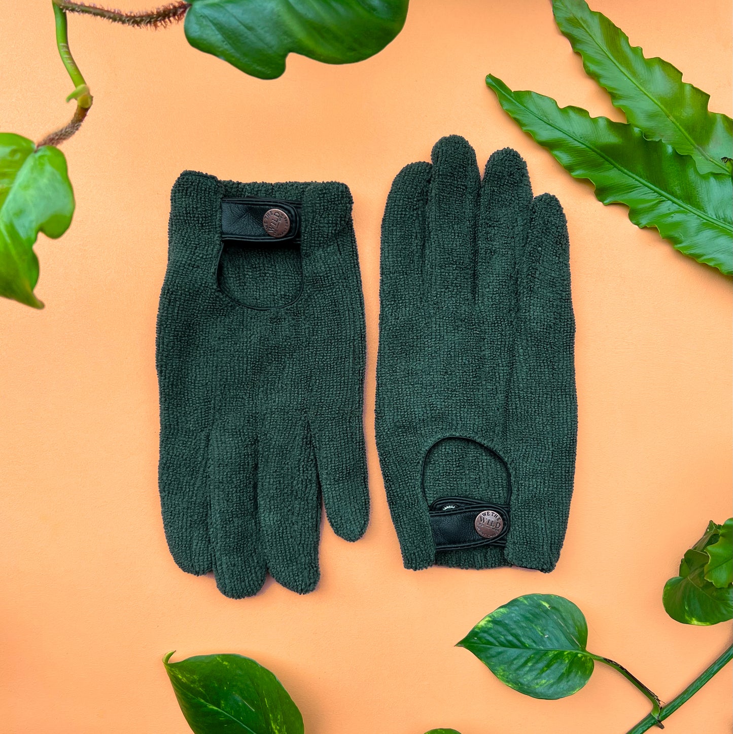 Leaf Cleaning Gloves (Green)