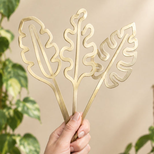 Brass Houseplant Grow Poles